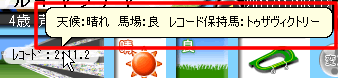 レコードタイム詳細